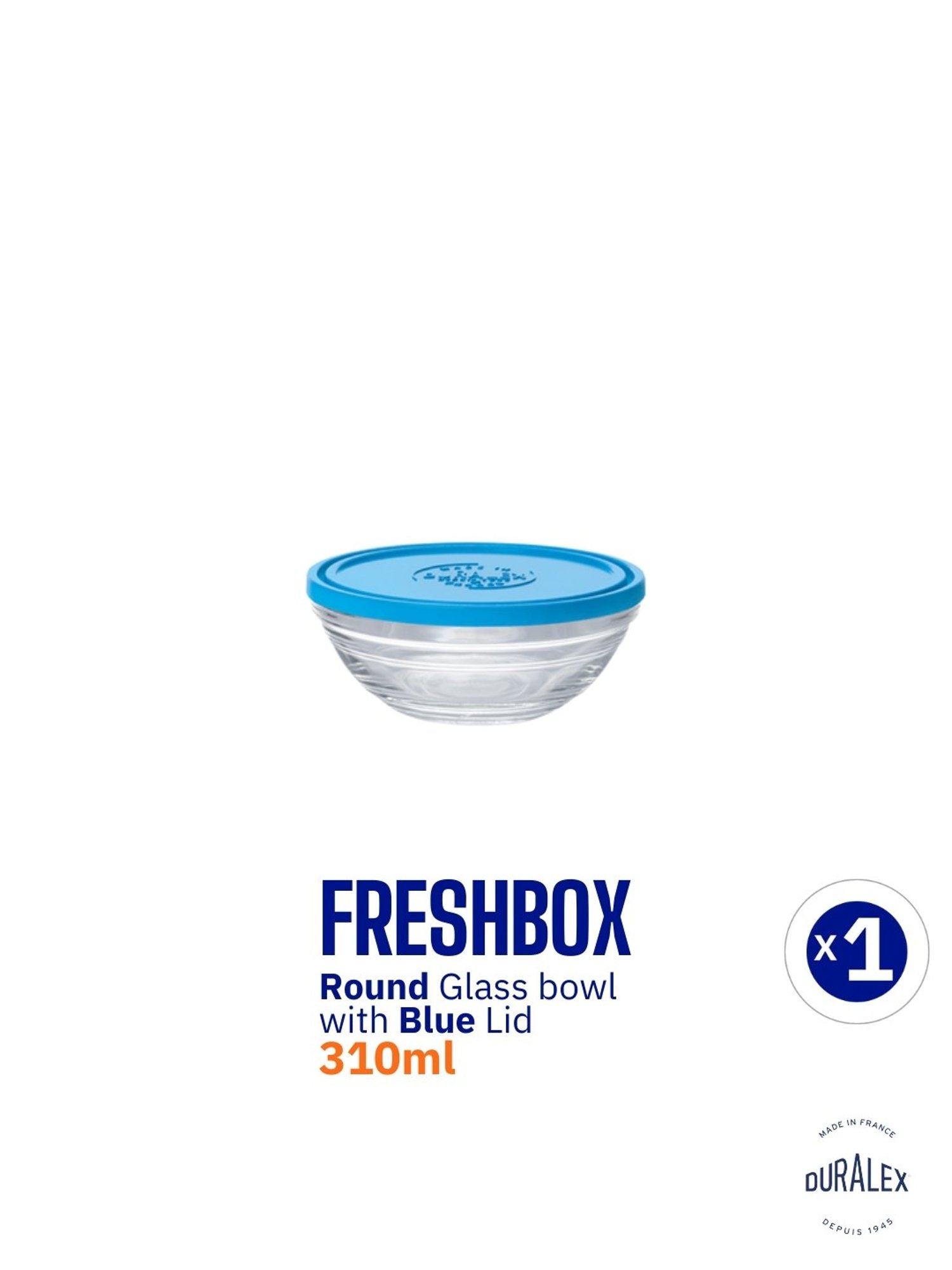 @home Nilkamal Black Polypropylene Snack Bowl With Lid (0.46 L)