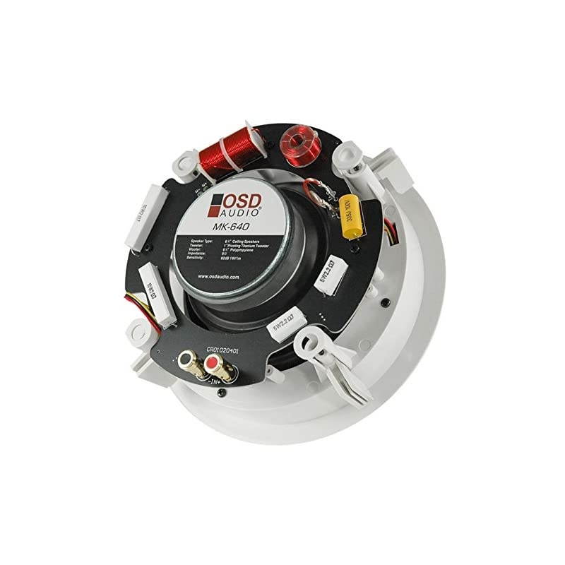 65 inCeiling Speaker Pair 150 W Stereo Speakers with Contour Switches MK640