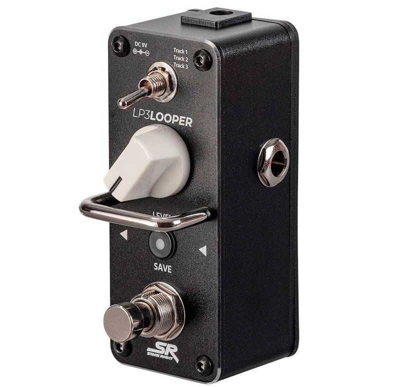 Monoprice LP3 Looper Guitar Pedal - 3 Tracks and 90 Minutes of Recording Time, Unlimited Overdubs, True Bypass Design - Stage Right Series