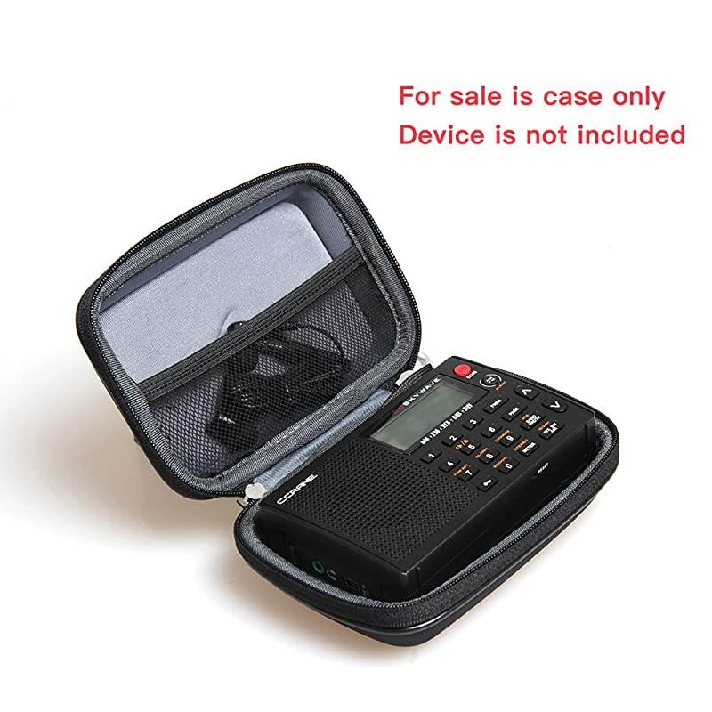 Travel Case Fits C Crane CC Skywave AMFM Shortwave Weather Airband Portable Radio Clock Alarm