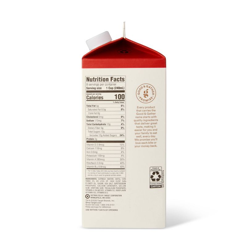 Original Oat Milk - 64 fl oz - Good & Gather™