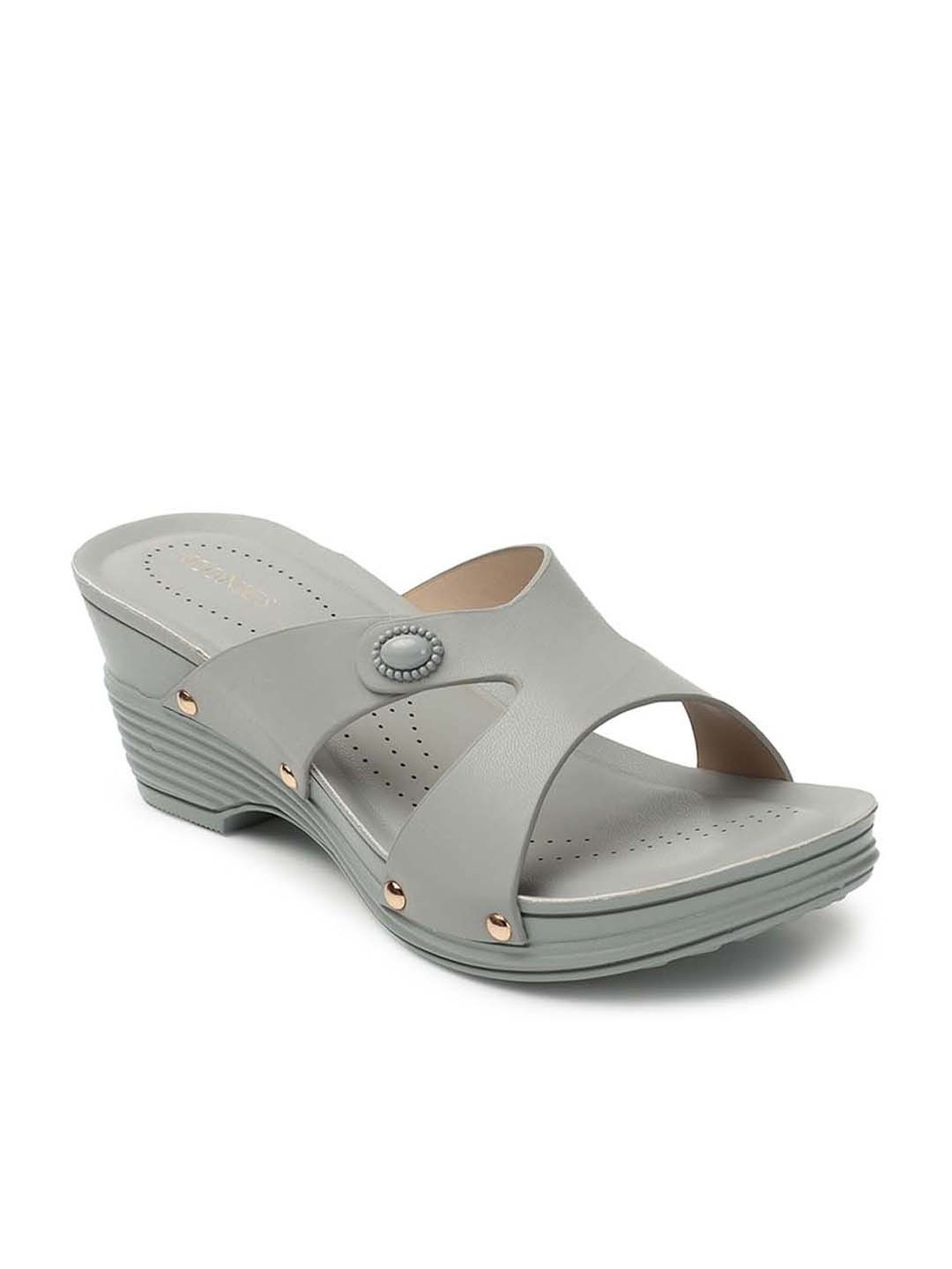 Iconics Women's Grey Casual Sandals