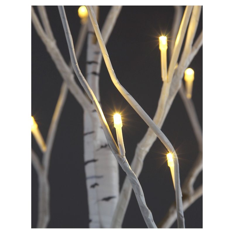 Lightshare 8' LED Birch Tree Decoration Light - Warm White Lights