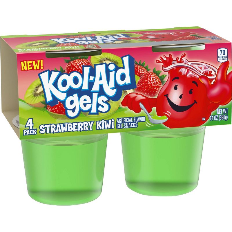 Kool-Aid Strawberry Kiwi Gelatins - 4pk/13.5oz