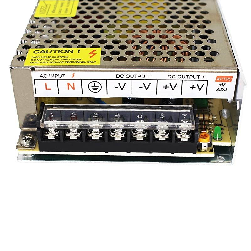 110V/220V AC to DC 24V 8A 200W Switch Power Supply Driver,Power Transformer for CCTV Camera/ Security System/ LED Strip Light/Radio/Computer Project( 24V 8A)