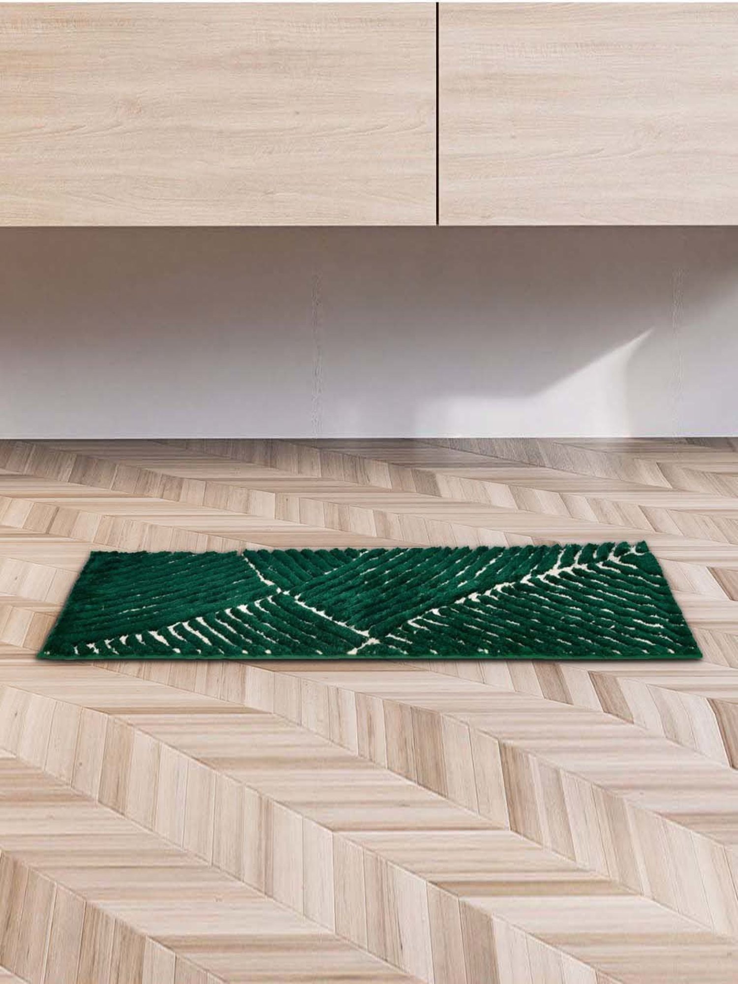 Shannon Clark Love Under The Stars Cushion Bath Mat Black - Deny Designs