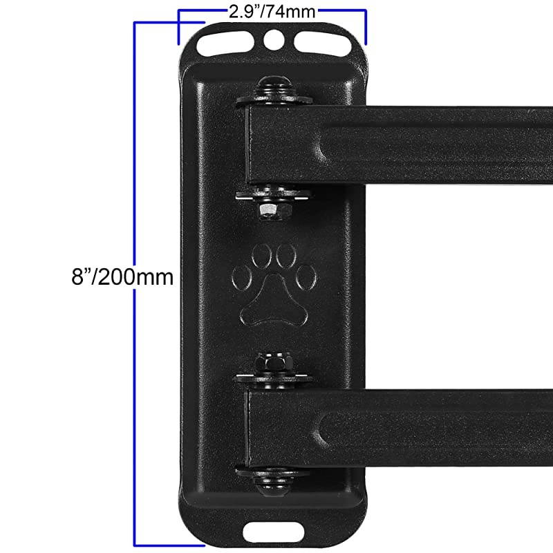 Mounts ALAMB Articulating Arm TV and LCD Monitor Wall Mount for 12 to 24 Displays up to 40 Lbs Includes a Twisted Veins 10 Foot HDMI Cable