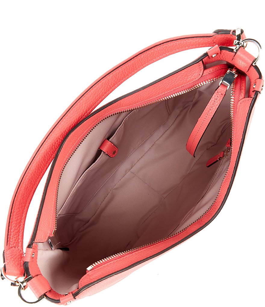 kate spade new york Pebbled Leather Roulette Large Hobo Bag