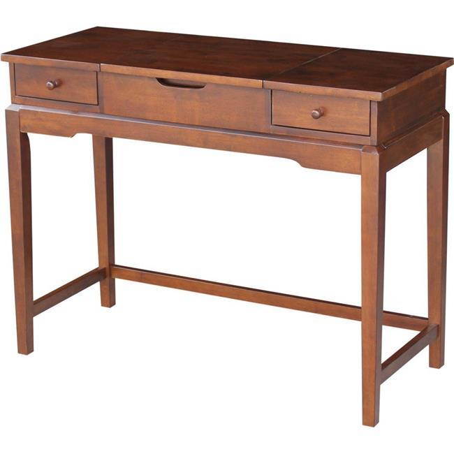 International Concepts DT581-2 31.5 x 40.2 x 17.1 in. Vanity Table, Espresso