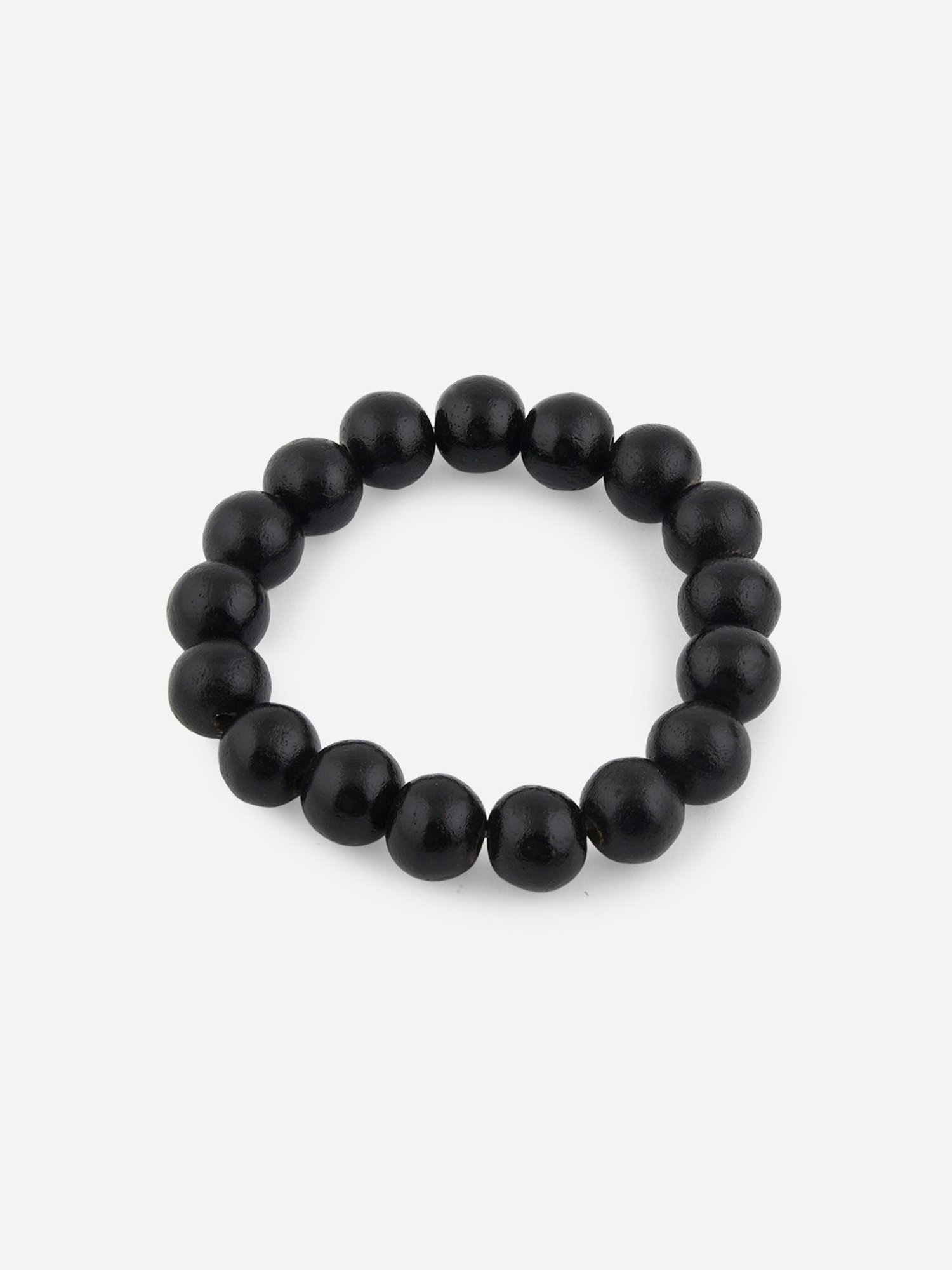 The Bro Code Glamorous Black Flexible fit Bracelet for Men - Set of 3