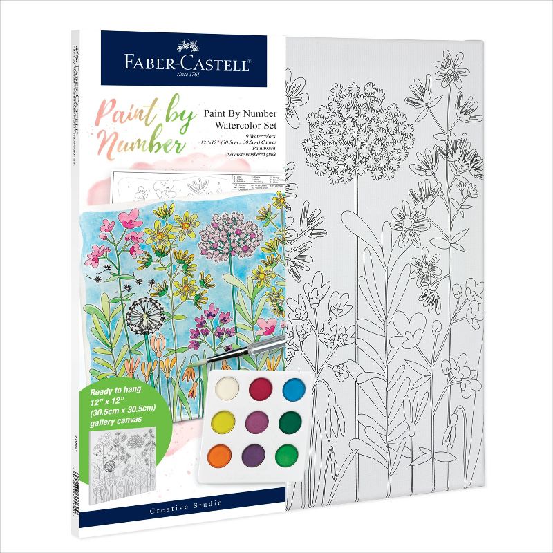 Faber-Castell Paint by Number Watercolor Set - Farmhouse