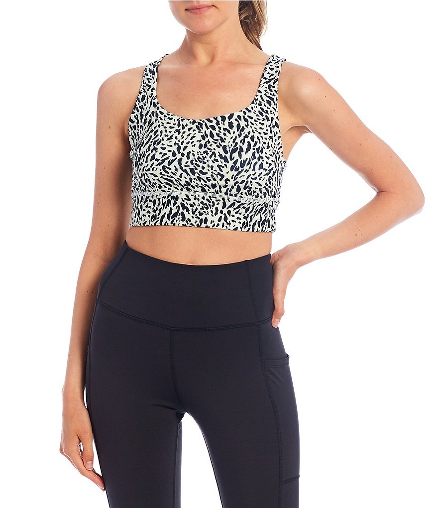 Roxy Mermaid Squad Printed Sports Bra