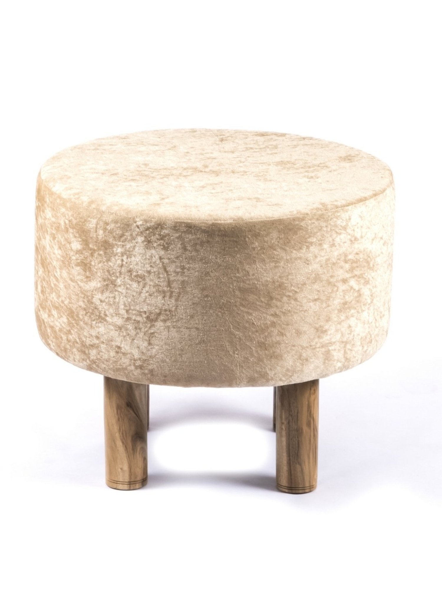 Chumbak Spring Marigold Floral Green Mango Wood Modern Trunk Storage Ottoman