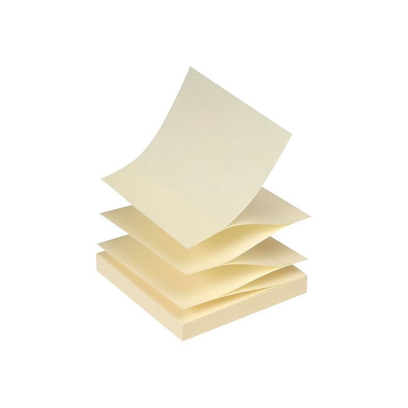 Staples Stickies Pop-Up Standard Notes 3" x 3" Yellow 100 Sh./Pad 12 Pads/PK 565438