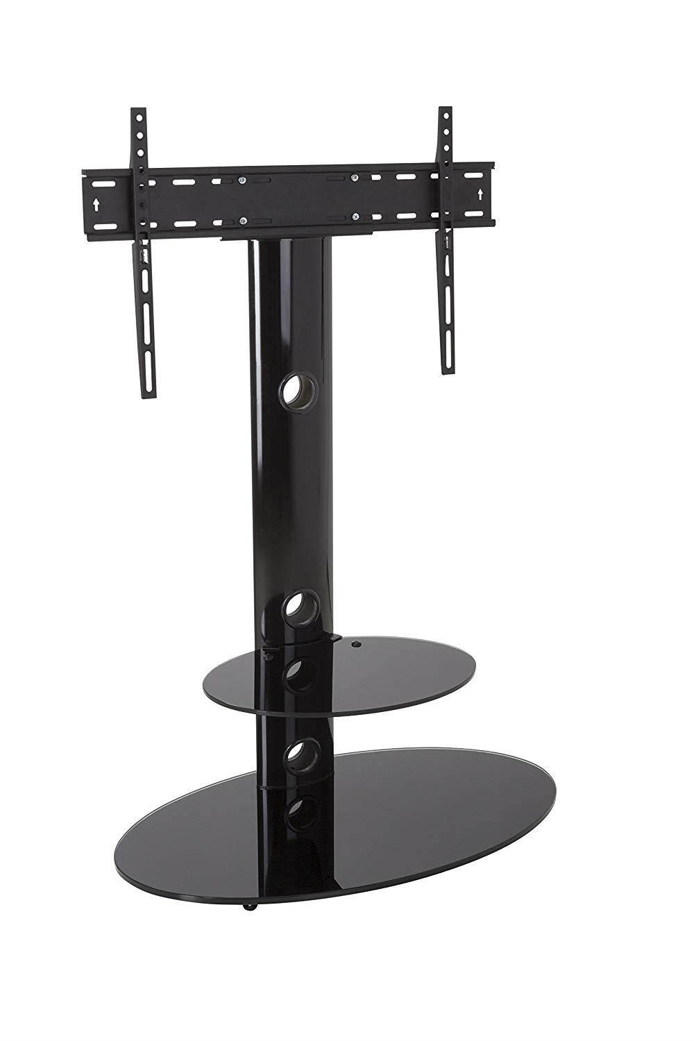 AVF FSL800LUS-A TV Floor Stand With TV Mounting Column For 32-Inch To 65-Inch TVs, Silver And Black