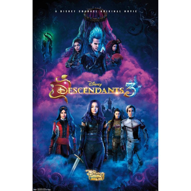 34" x 22" Disney Descendants 3: One Sheet Unframed Wall Poster - Trends International