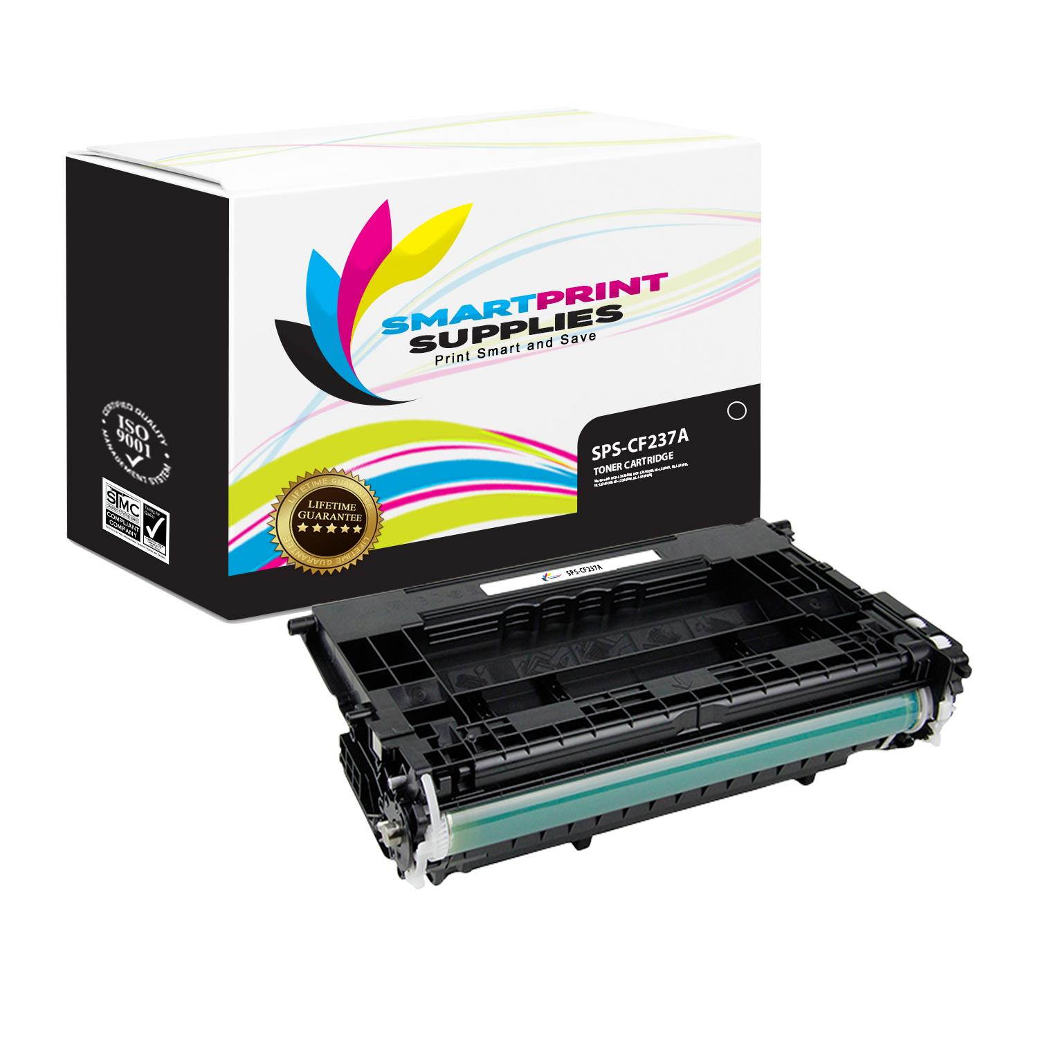 Smart Print Supplies Compatible 37A CF237A Black Toner Cartridge Replacement for HP LaserJet M607 M608 M609, MFP M632 MFP M631 Printers (11,000 Pages) - 2 Pack