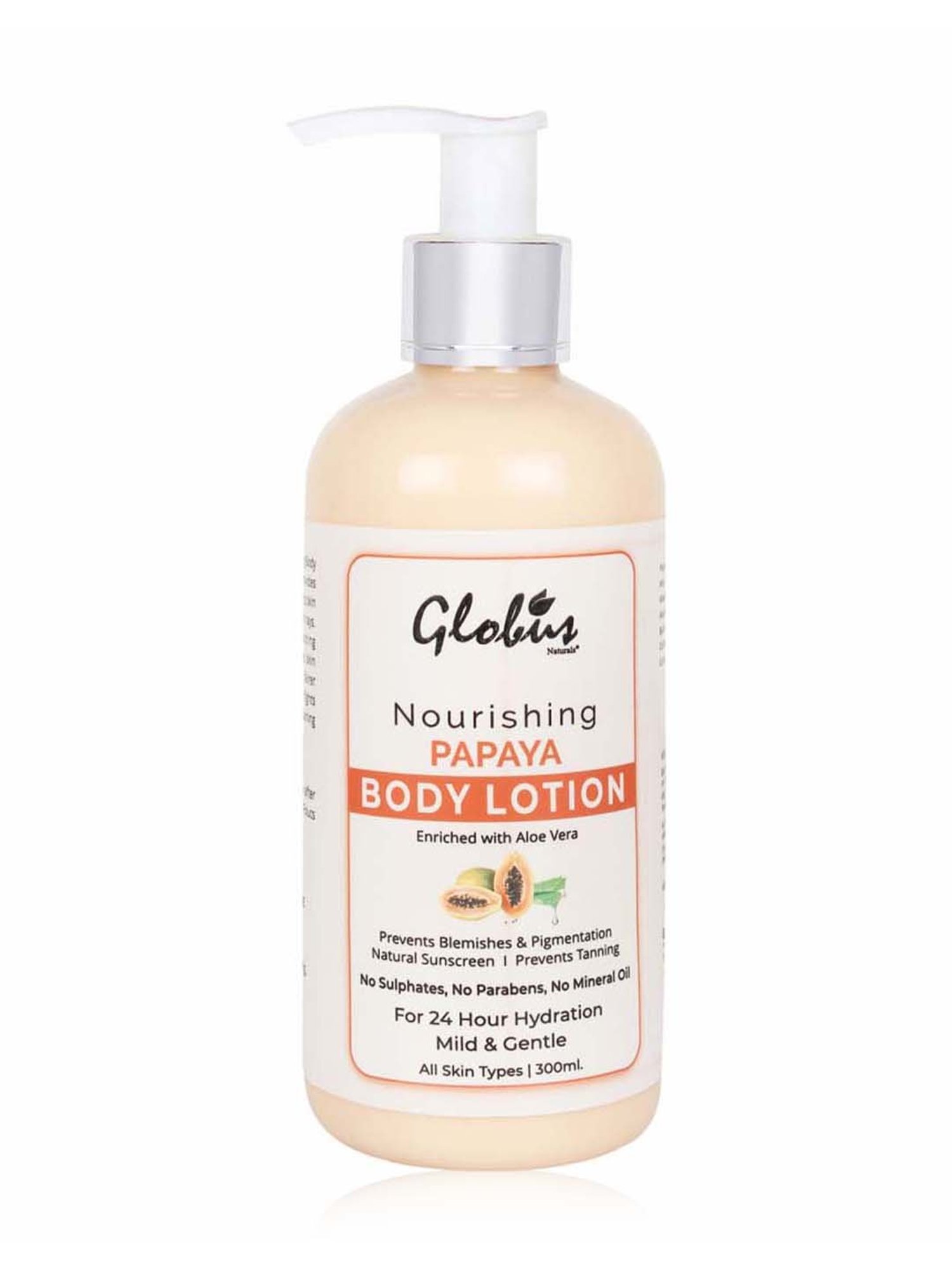 Globus Naturals Nourishing Papaya Body Lotion - 300 ml
