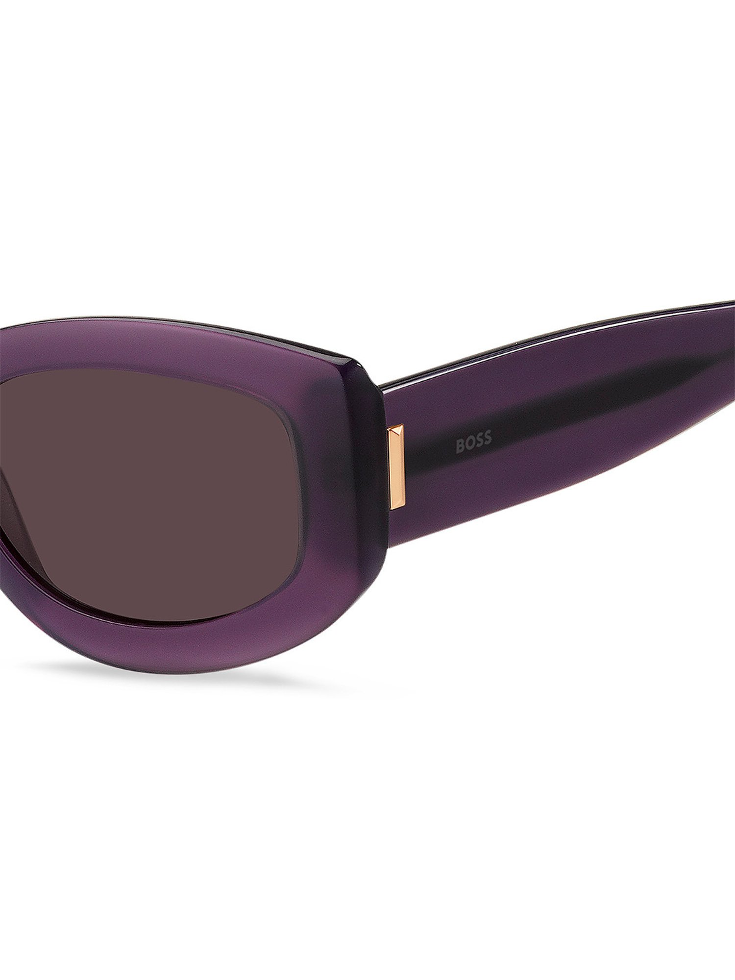 Hugo Boss Purple Cat Eye Sunglasses for Women