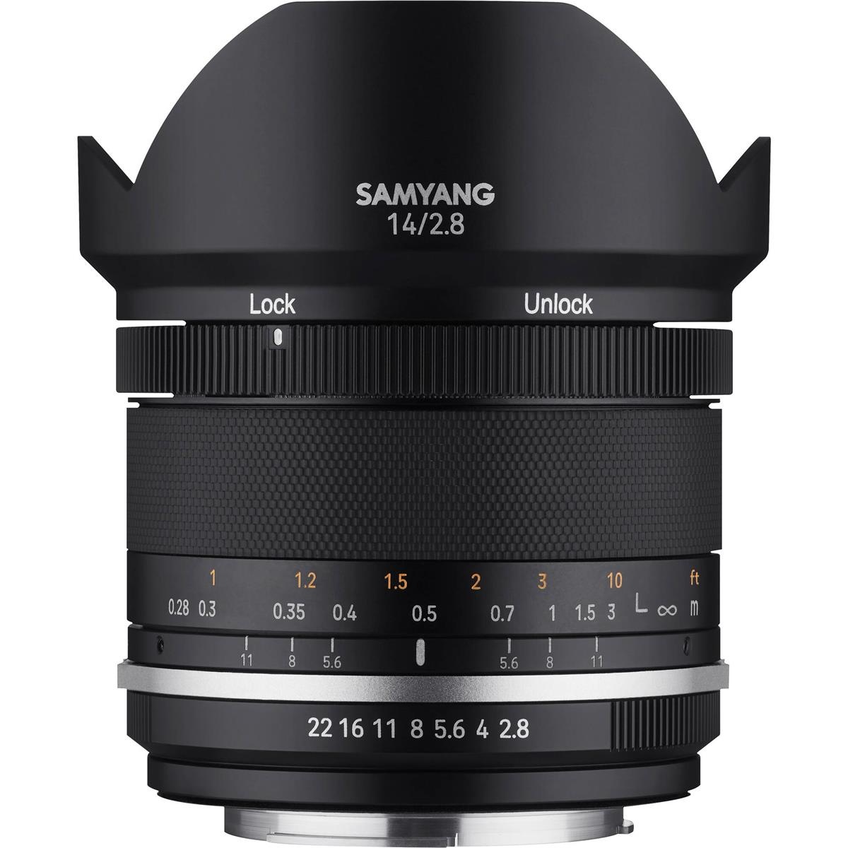 Samyang MK2 14mm f/2.8 Weather Sealed Ultra Wide Angle Lens for MFT #MK14-MFT