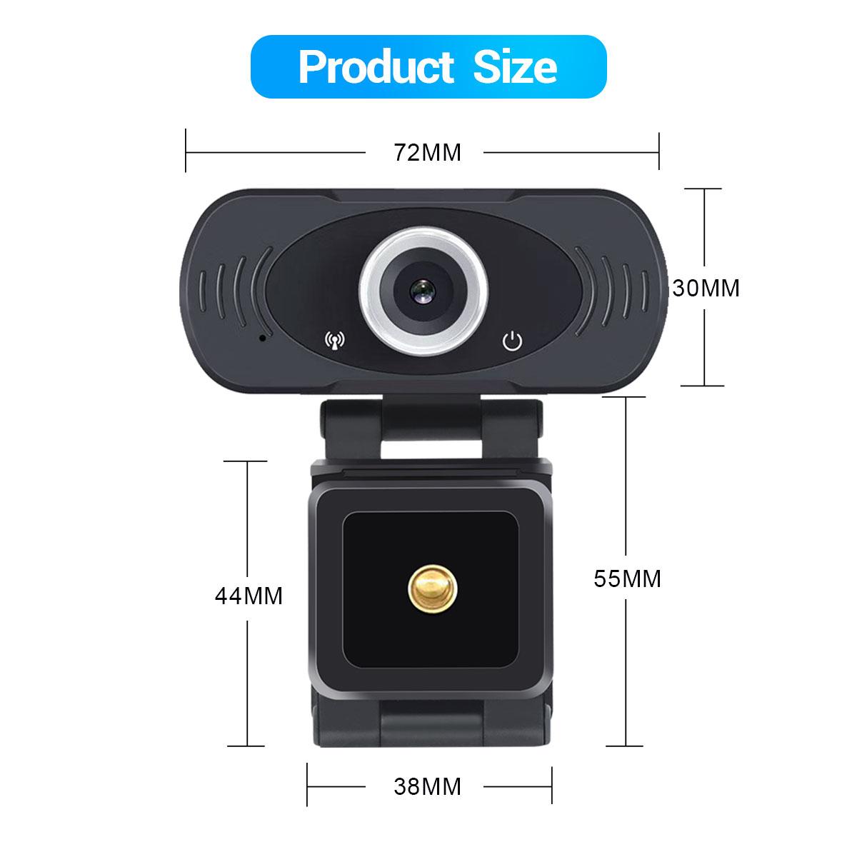 2MP USB Webcam Video Recording Camera Online Class Conference Video Chats H.264 WEB02