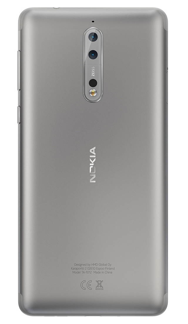 Nokia 8 64GB (No CDMA, GSM only) Factory Unlocked 4G/LTE Smartphone - Tempered Blue