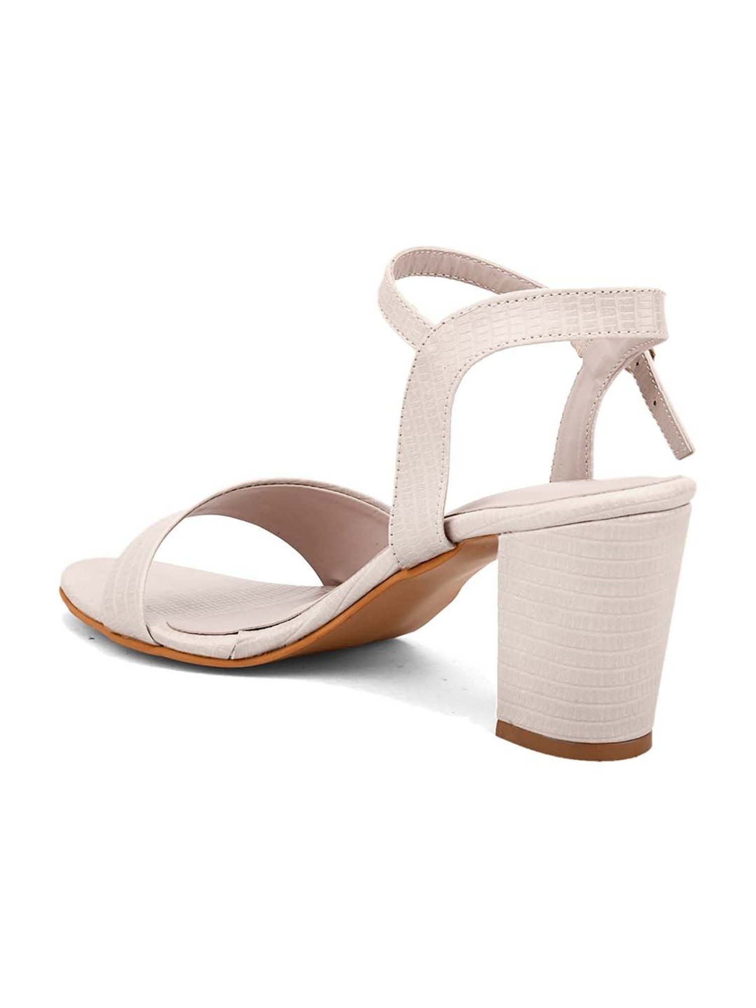 Pelle Albero Women's Nude Ankle Strap Sandals