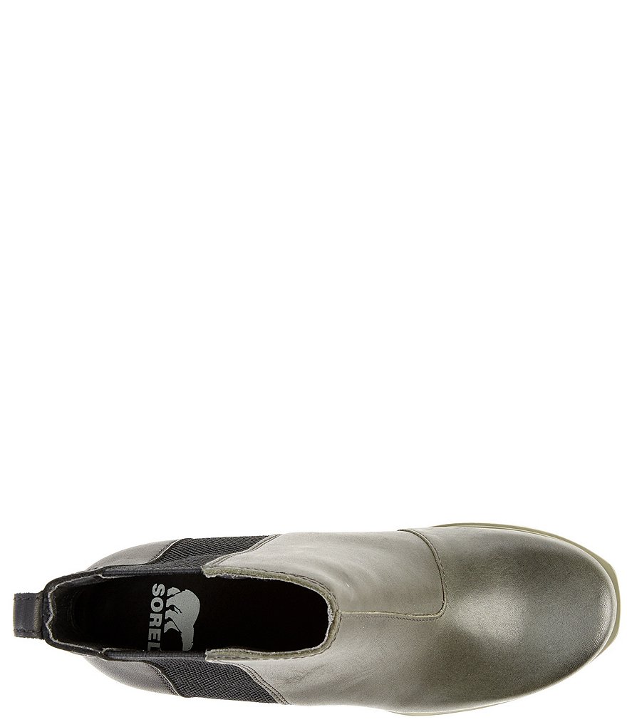 Sorel Joan of Arctic Wedge III Waterproof Leather Chelsea Booties