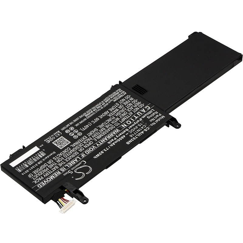 Battery Replacement for Asus GL703GM-EE241 GL703GM-E5171T GL703GM-EE129T GL703GM-E5108 GL703GM-NS73 GL703GM-0051A8750H GL703GM-E5159T OB200-02770000M OB200-02770000P 0B200-02770000 C41N1716 C41PqPH