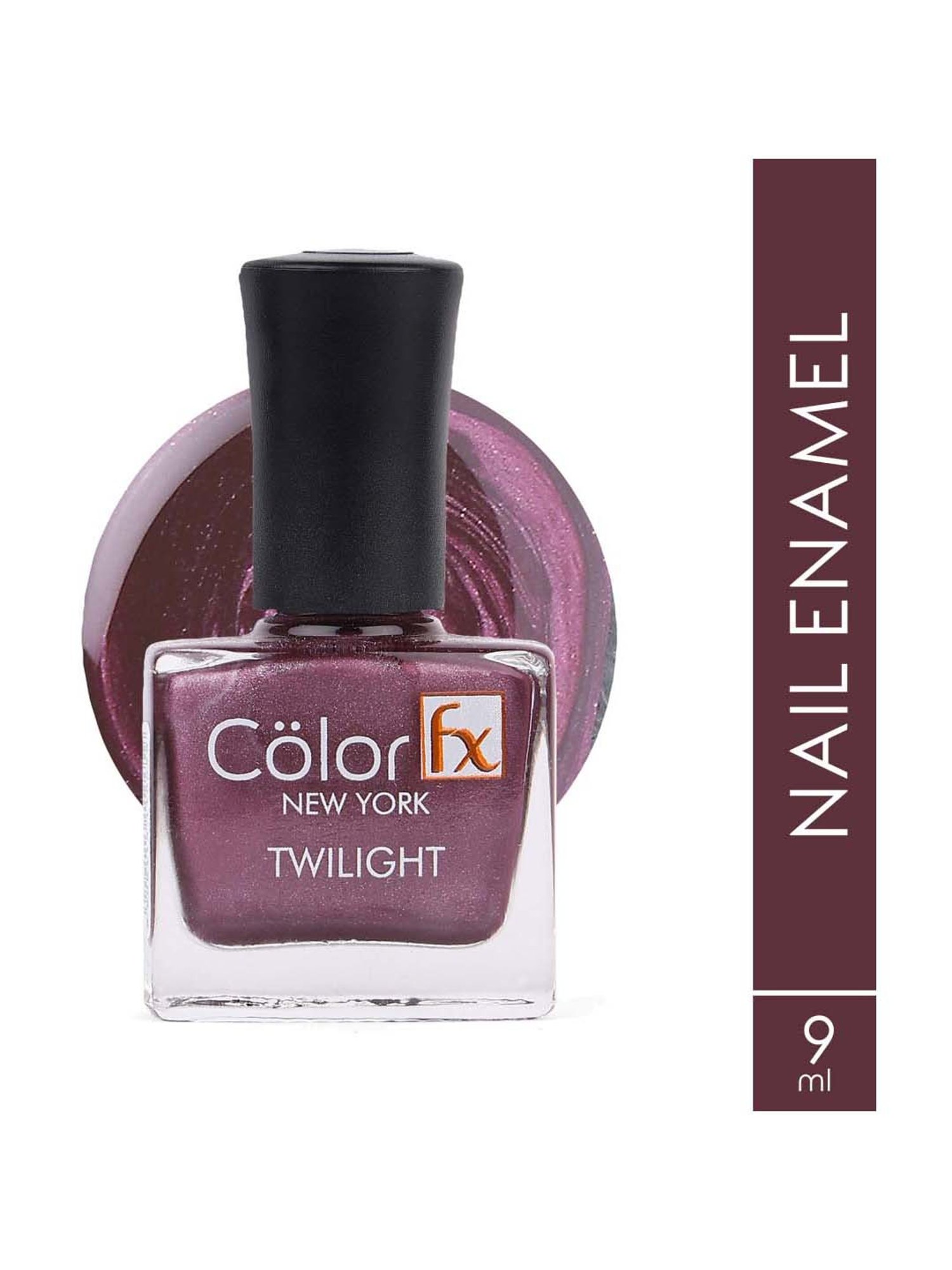Color Fx Mettalic Matt, Nail Enamel, Purple - 9 ml