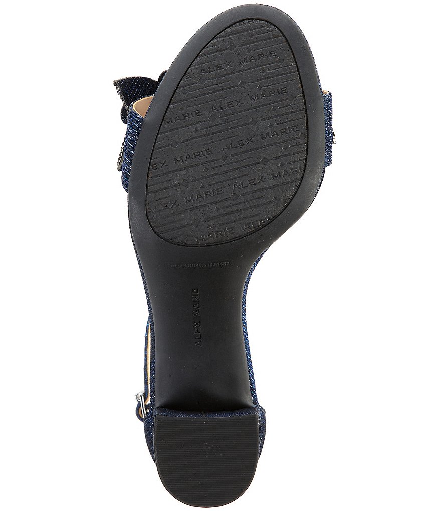 Alex Marie Harlean Ornament Detail Block Heel Dress Sandals