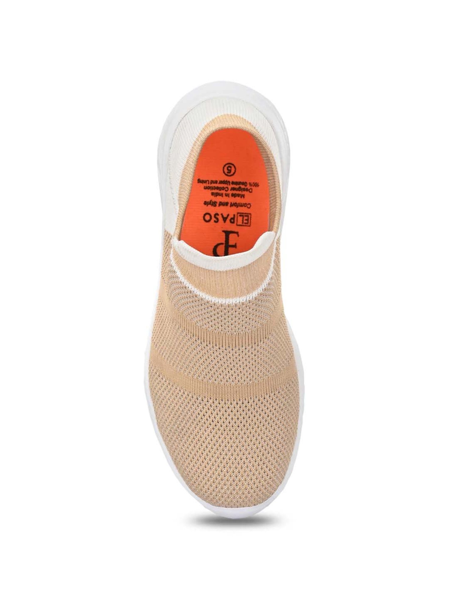 El Paso Women's Beige Running Shoes