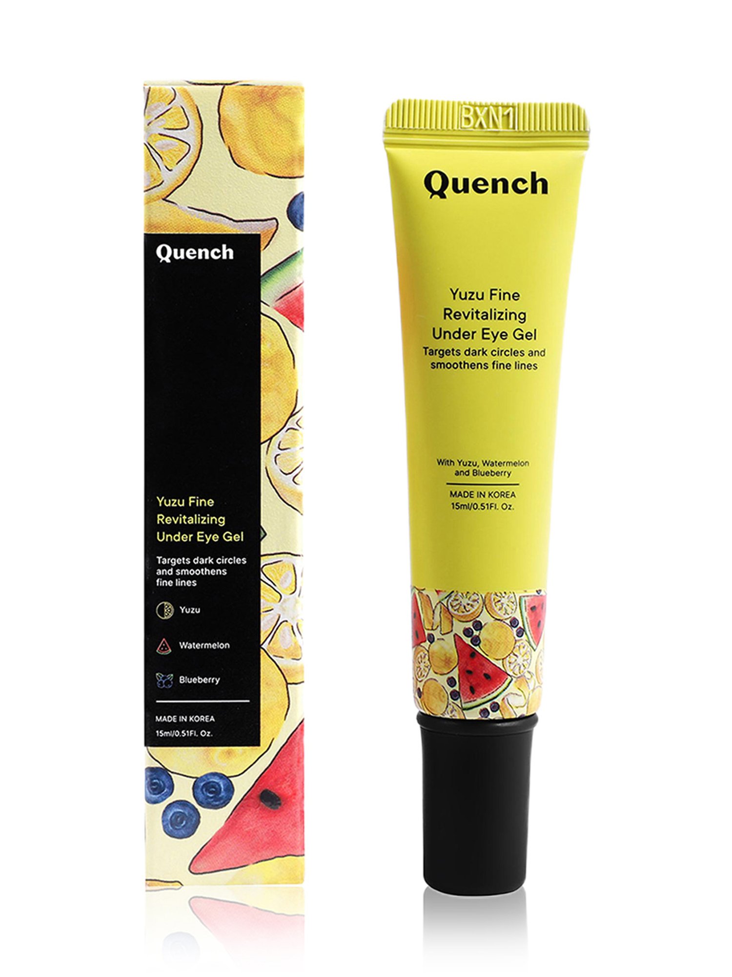 Quench Botanics Yuzu Fine Revitalizing Under Eye Gel - 15 ml