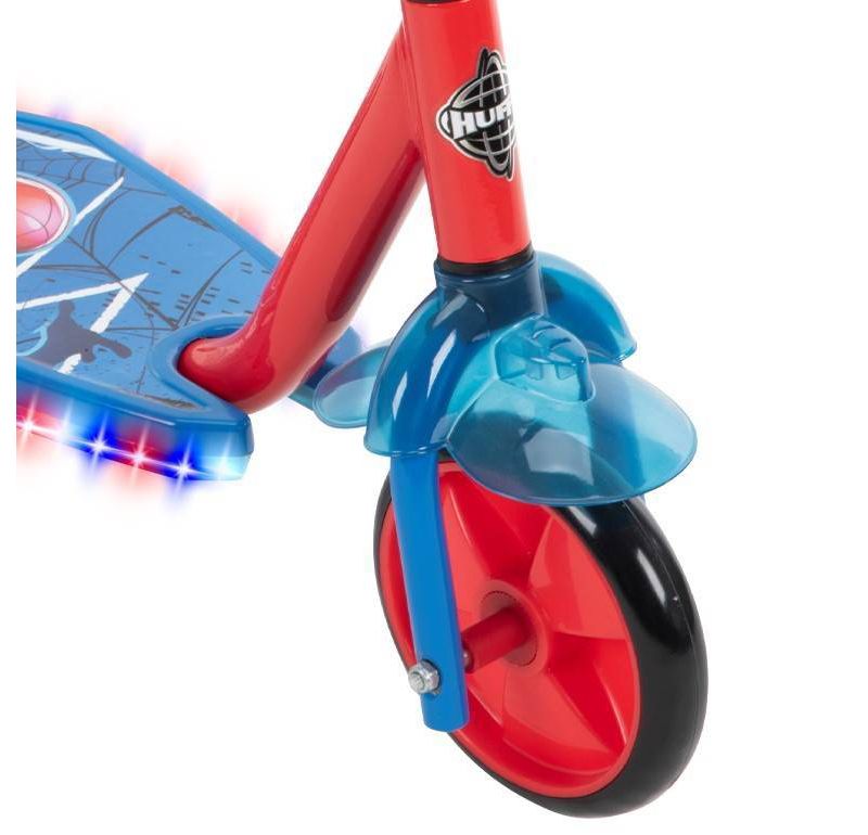 Huffy Spider-Man 3 Wheel Kids' Kick Scooter with LED Lights - Blue
