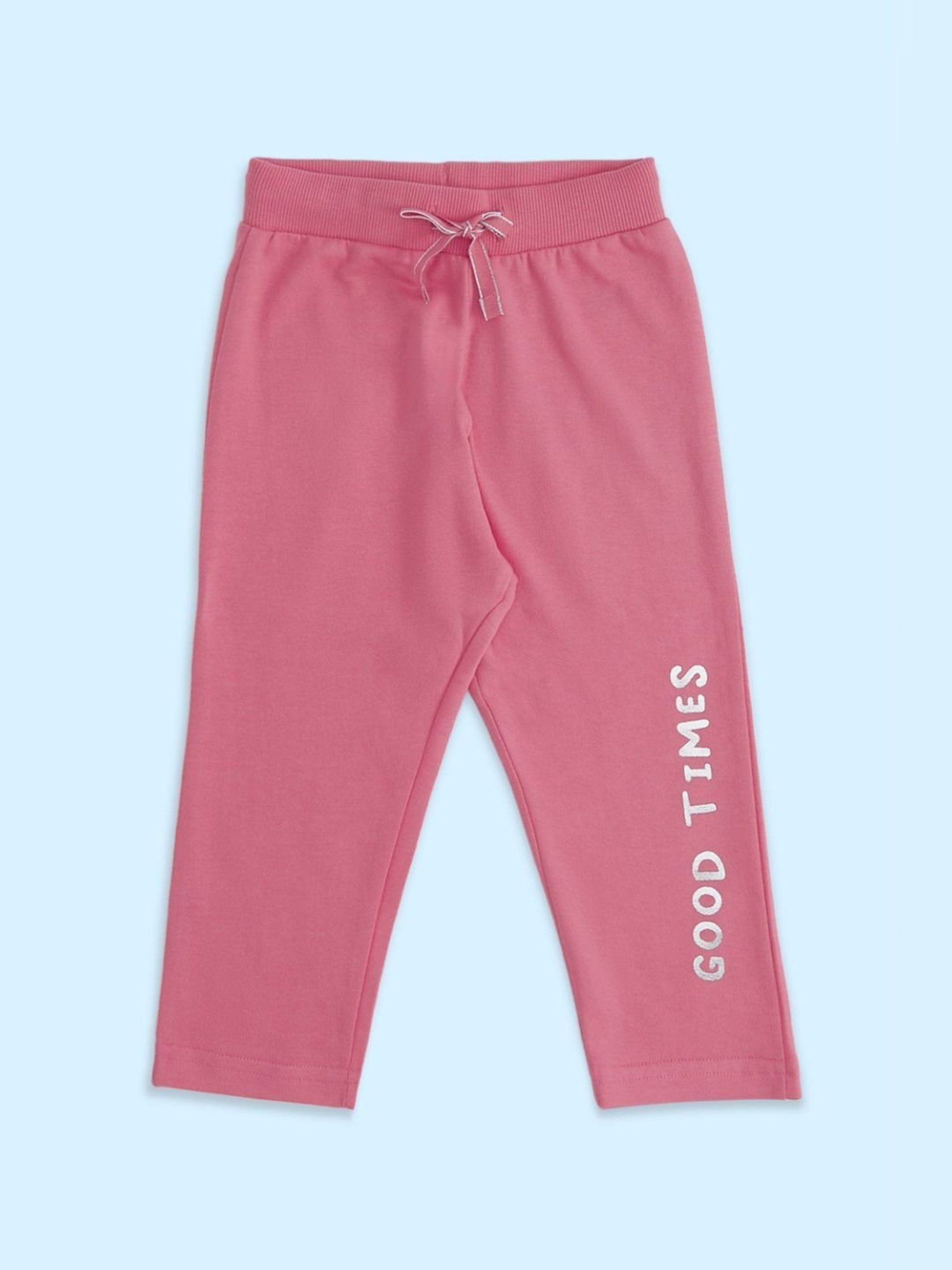 Pantaloons Baby Coral Cotton Printed Trackpants