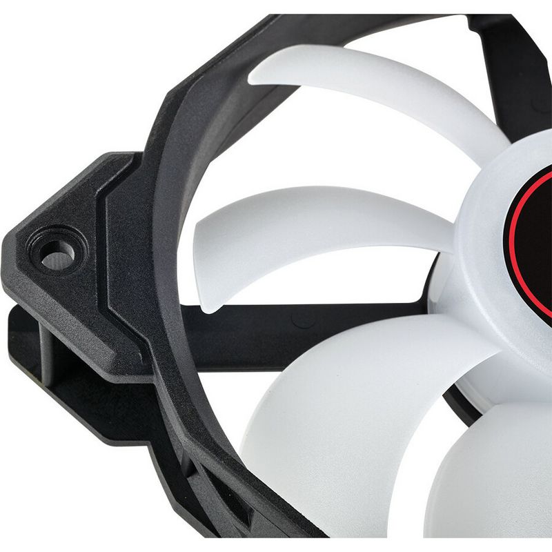 af120 led single pack low noise cooling fan red