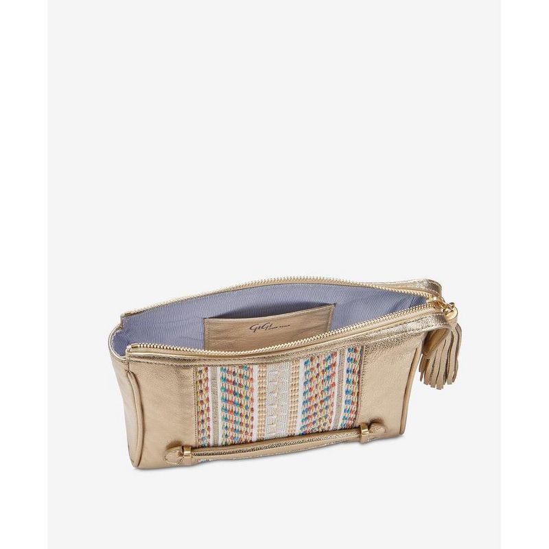 GiGi New York Gold Dana Crossbody Bag
