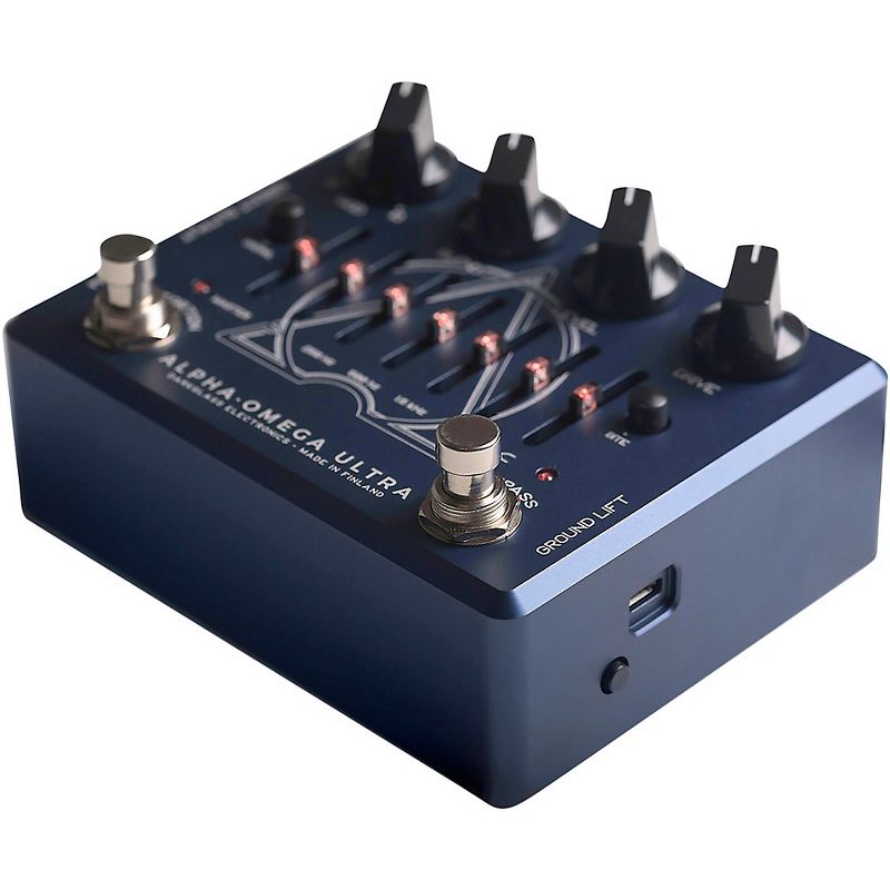 Darkglass Alpha Omega Ultra V2 Bass Preamp Pedal Blue