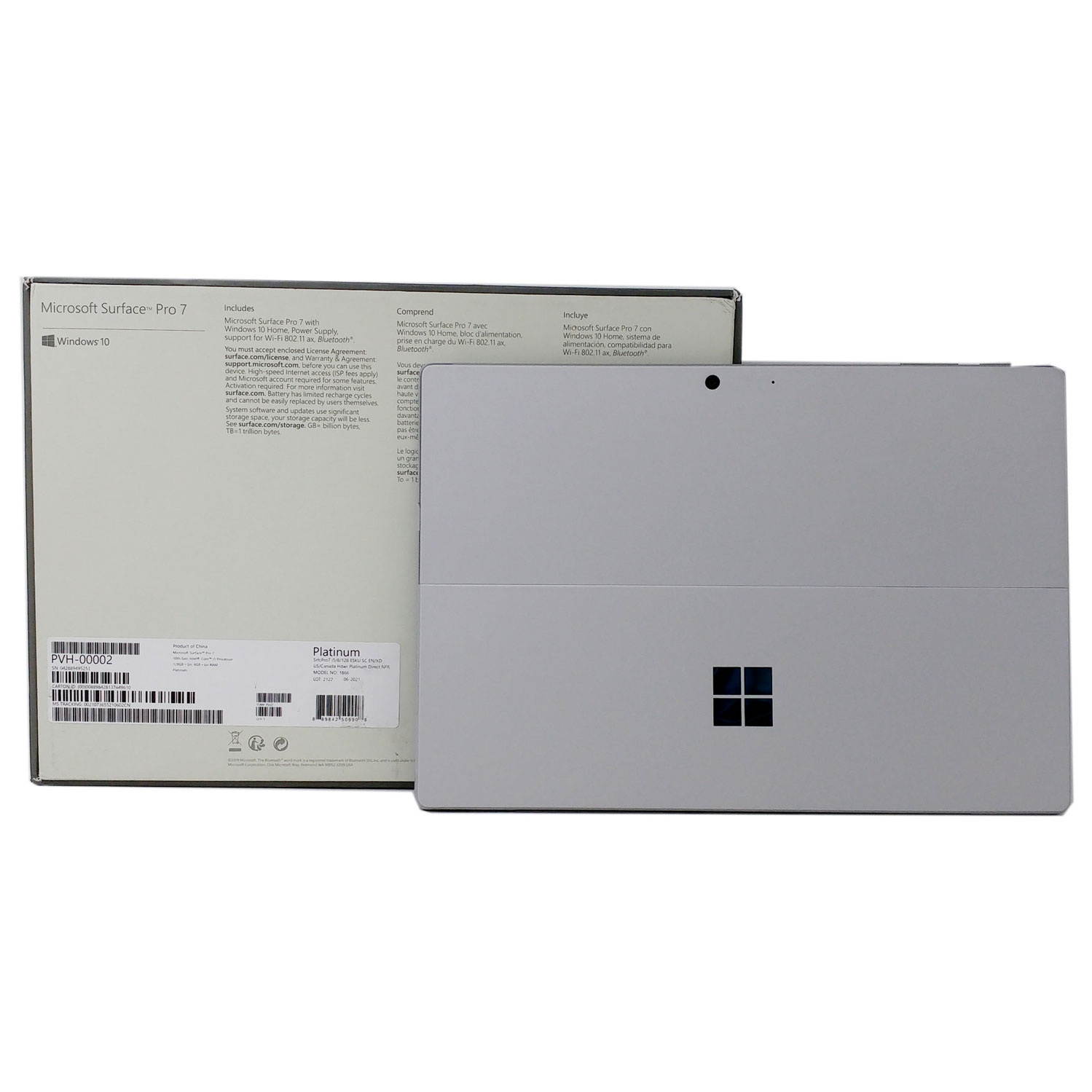 OB Microsoft Surface Pro 7 12.3" Touch-Screen Windows 10 Home 10th Gen Intel Core i5 8GB Memory 128GB SSD - Platinum