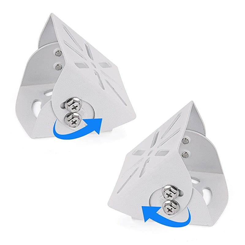 Adjustable Angle IndoorOutdoor Mount for Ring Spotlight Cam Wired Ring Spotlight Cam Battery Aluminum Alloy Material 1Pack White