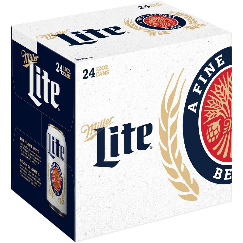 Miller Lite Beer- 24pk/12 fl oz Cans