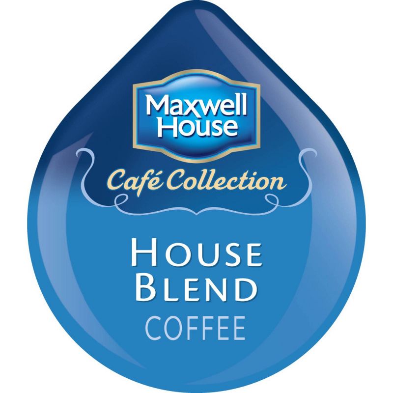 Tassimo Maxwell House Café Collection House Blend Medium Roast - T-Disc Coffee Pods - 16ct