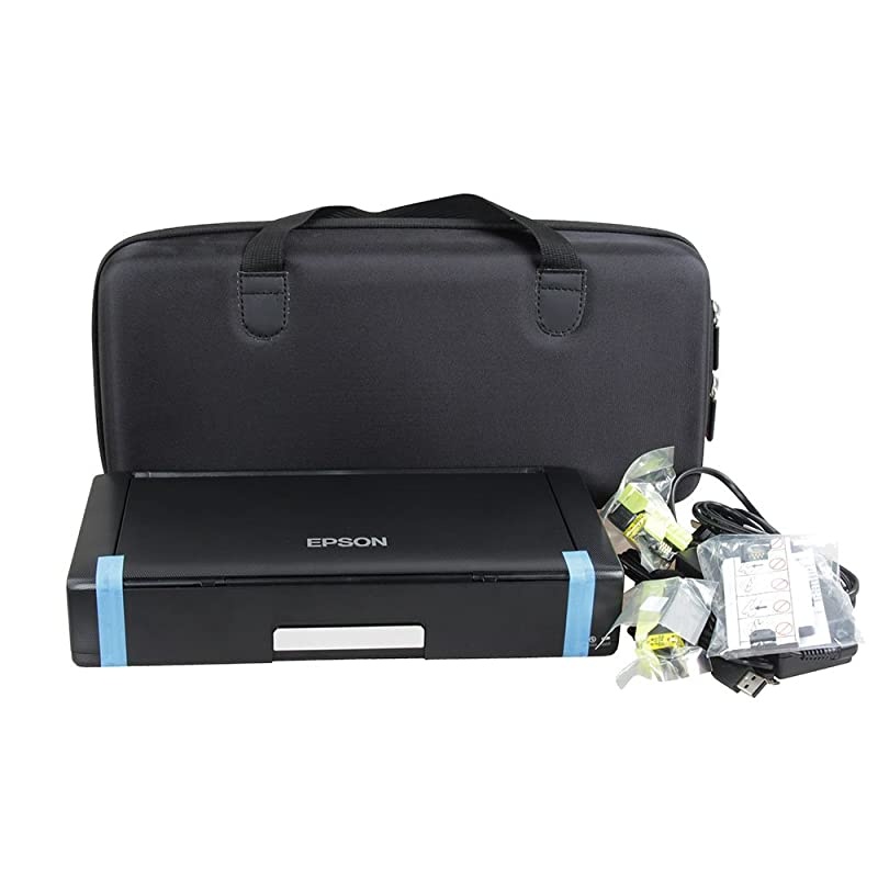 Hard Travel Case for Epson Workforce WF100 WF110 Wireless Mobile Printer