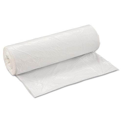Inteplast Group SL4046XHW Low-Density Can Liner, 40 x 46, 45gal, .8mil, White, 25/Roll, 4 Rolls/Carton, 1 Carton