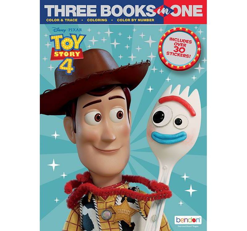 Toy Story 4: 3 in 1 Activity Book