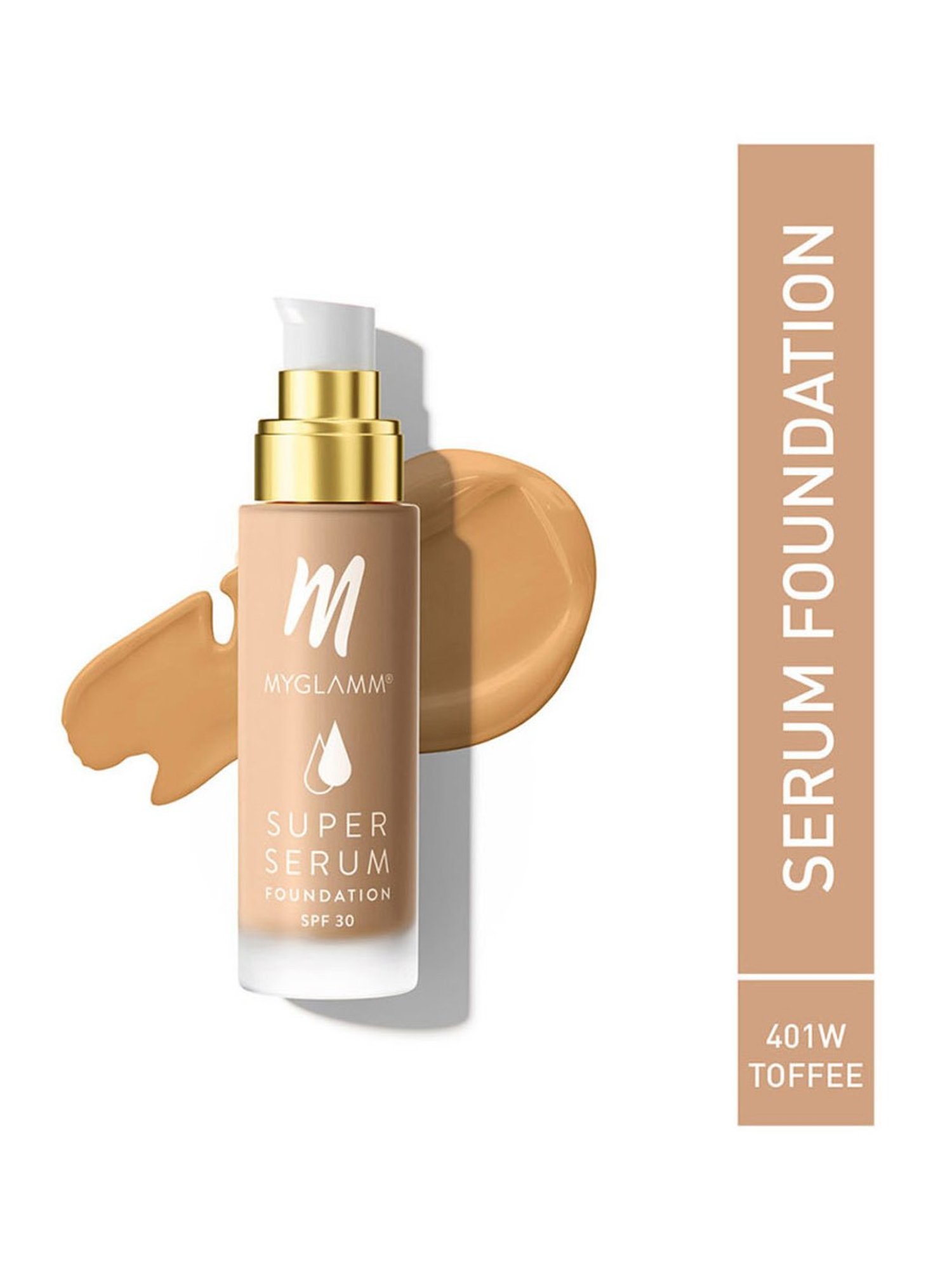MyGlamm Super Serum Foundation 401W Toffee - 33 gm
