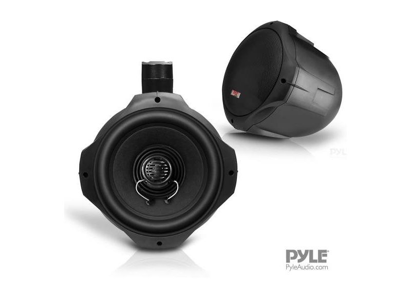 PYLE 8" 300W 2-Way Waterproof Boat Speaker System, 2 pk, Certified Refurbished