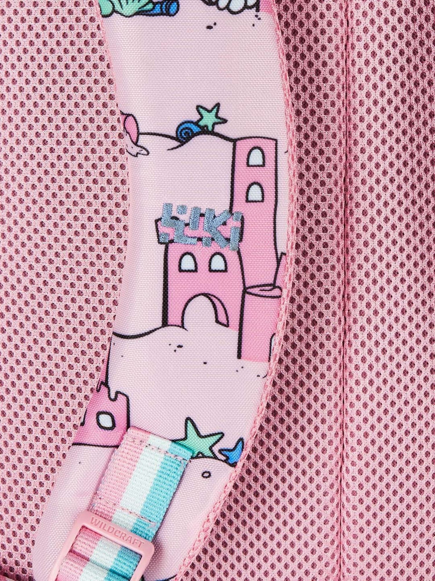 Wiki 24 Ltrs Pink Medium Backpack