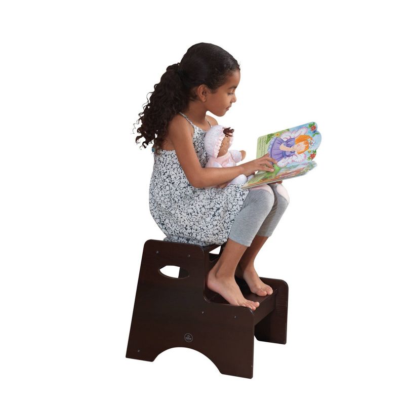 KidKraft Two Step Stool - Espresso