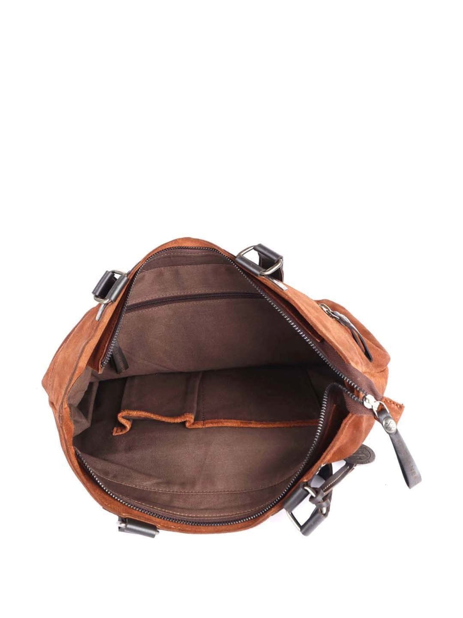 KOMPANERO Tan Textured Medium Shoulder Bag